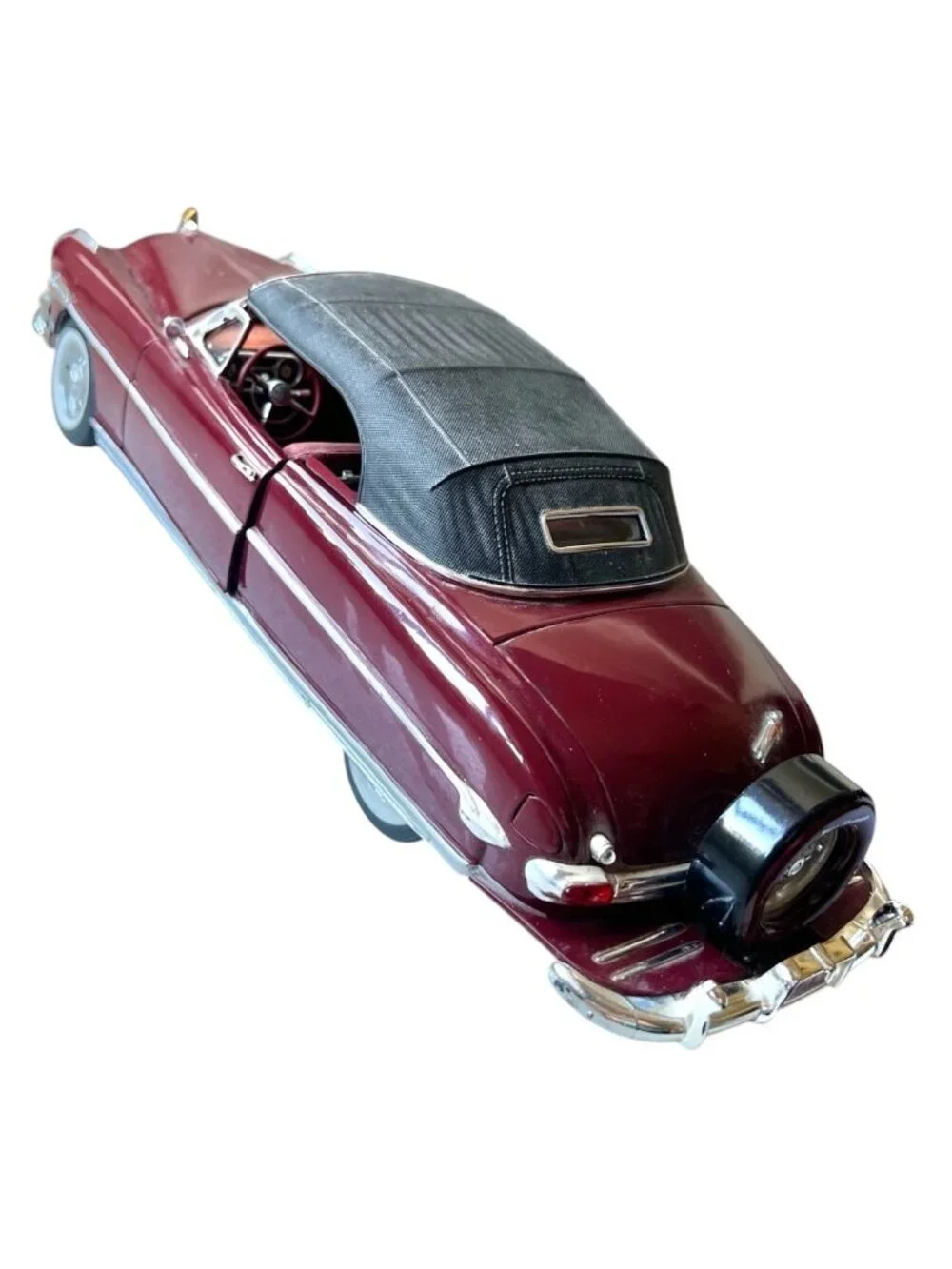Highway 61 DCP 1952 Hudson Hornet Convertible Die-Cast Model Maroon Black 1:18